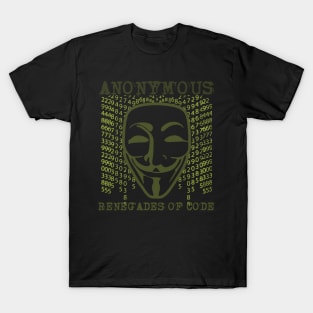 Cyber Shadows – Anonymous Face T-Shirt